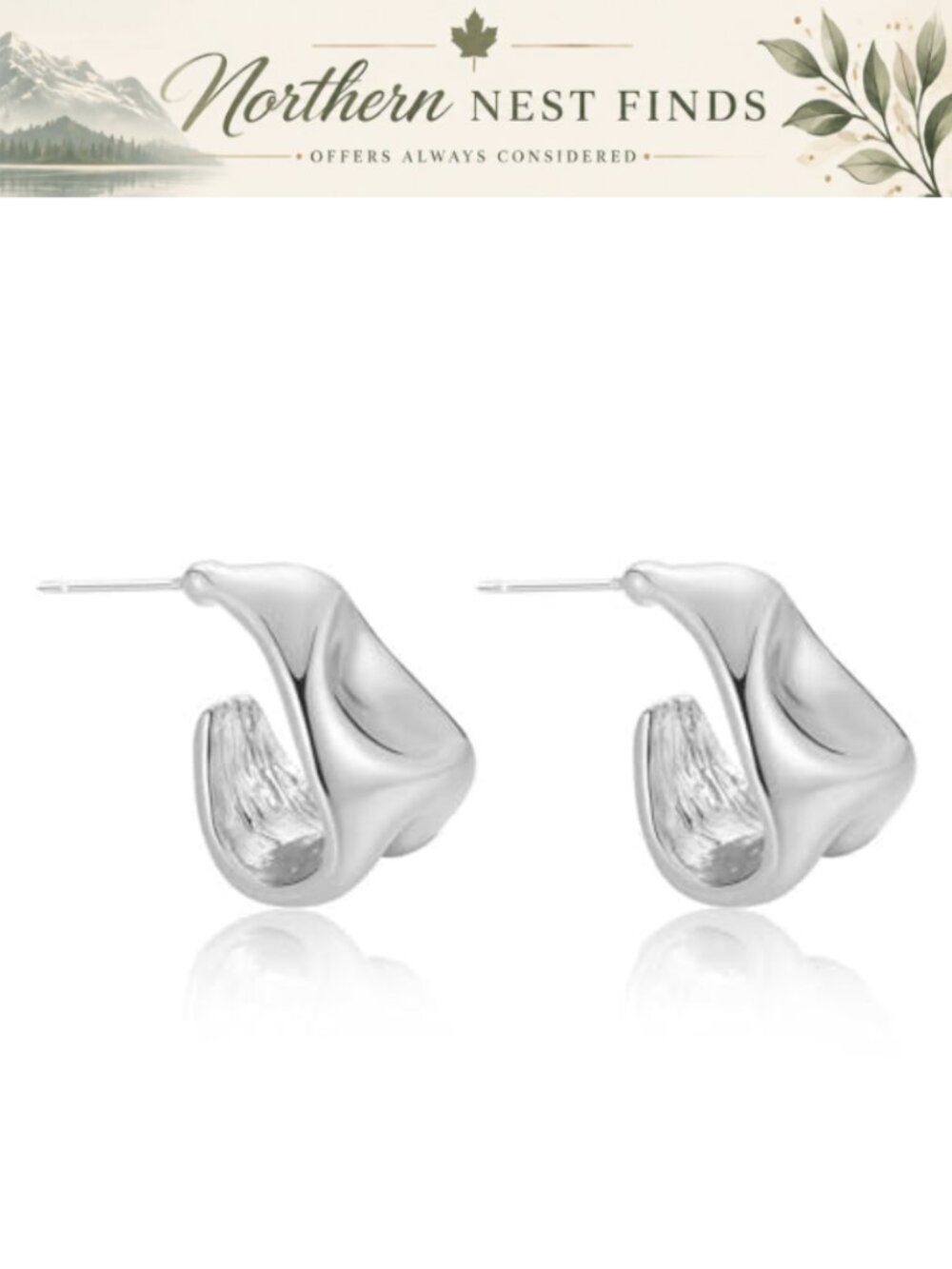 Dainty 14K Gold Plated Huggie Hoop Earrings for Women Hypoallergenic Minimalist